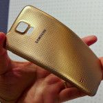 la batterie de couverture de l'or Samsung Galaxy 5