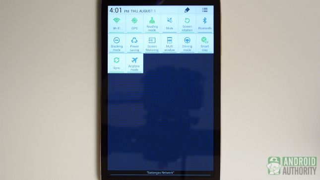 Samsung Galaxy Tab 3 8 aa widget puissance du logiciel