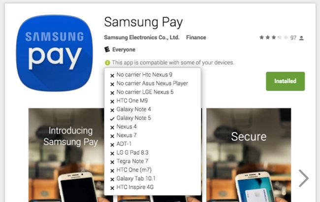 Fotografía - App Samsung Pay arrive dans le Play Store pour les quatre déjà des appareils compatibles