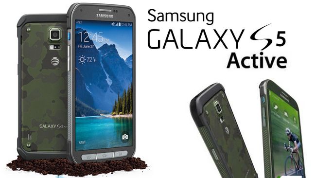 Galaxy S5 active Camo Vert