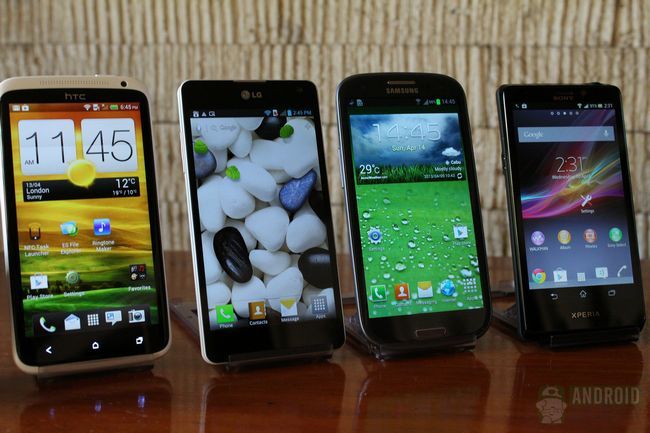 smartphones Optimus One x G pro Galaxy S3 Sony Xperia aa 1 1600