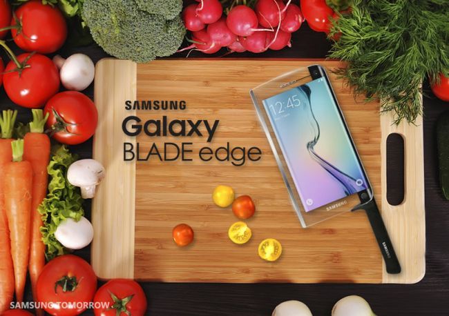 Fotografía - Samsung commence poisson d'avril précoce avec le Galaxy Tranchantes, Première puce Couteau du monde