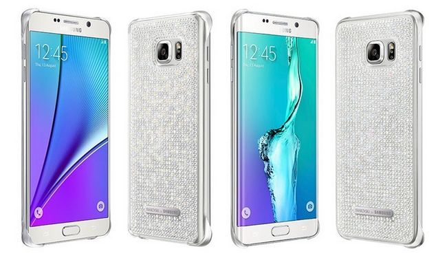 Swarovski cas Samsung Galaxy S6 bord