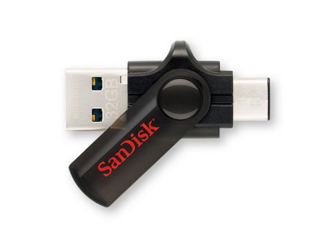 Fotografía - SanDisk annonce 32GB USB 3.0 Flash Drive avec les deux plein taille et le type-C Connecteurs