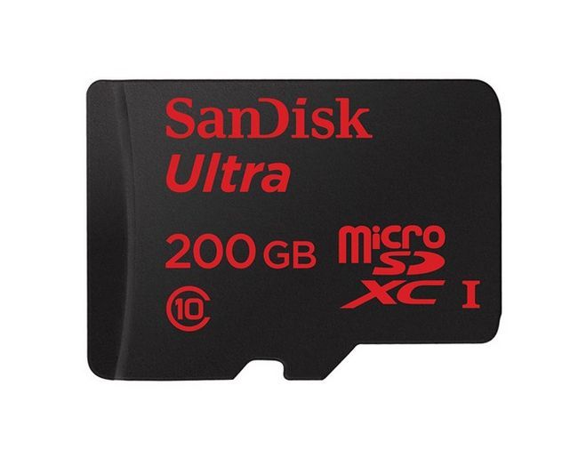 Fotografía - SanDisk annonce un bond de carte MicroSD de 200 Go au MWC, Samsung fans pleurs et les grincements de dents