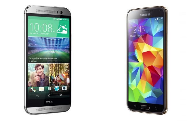 HTC One M8 vs Galaxy S5