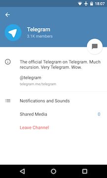 Fotografía - Telegram v3.2 apporte canaux pour la diffusion de vos messages vers le monde