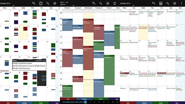 calendrier d'affaires meilleures applications de calendrier pour Android