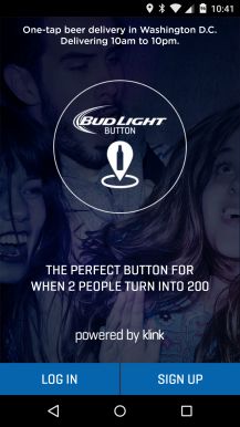 Fotografía - Le bouton Bud Light App livraisons annexes de bière à votre DoorstepAs longtemps que vous vivez à Washington DC