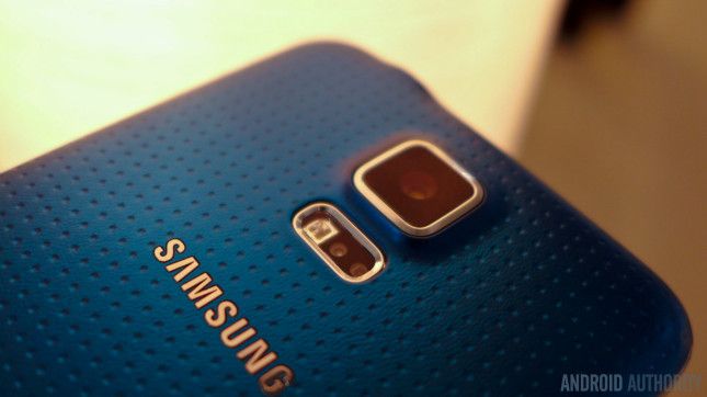 Samsung Galaxy s5 aa logo bleu 3