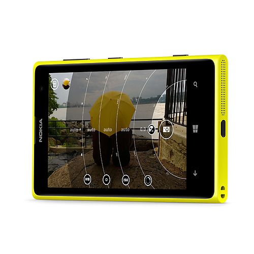 Le Lumia 1,020 propose des réglages manuels complets. Crédit image: Nokia