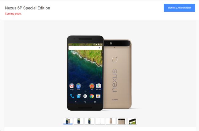 Fotografía - L'édition spéciale d'or Nexus 6P est confirmé pour être un Japon Exclusive