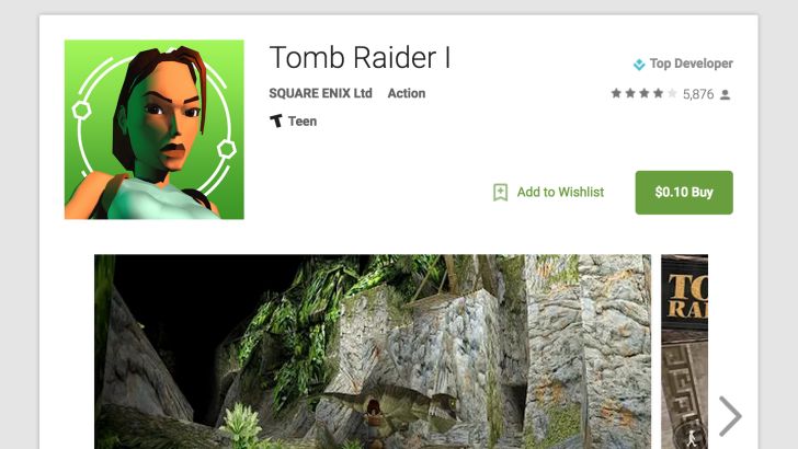 Fotografía - Tomb Raider, je tombe à 0,10 $ sur le Play Store dans certaines régions