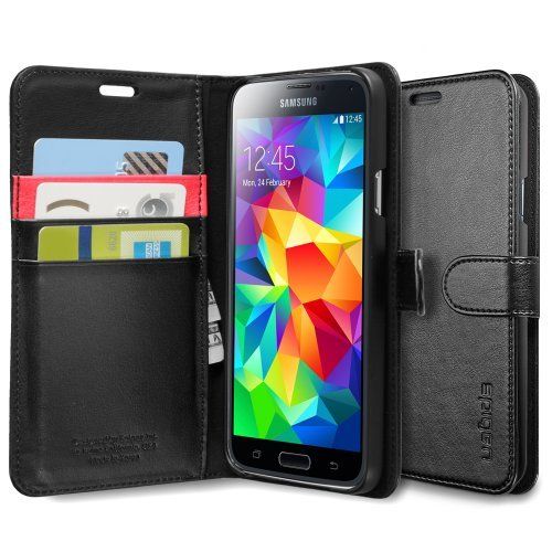 Spigen Samsung Galaxy Case S5 Wallet Case
