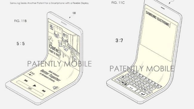 Samsung brevet d'affichage flexible