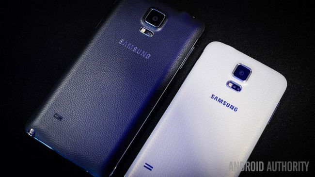 Samsung Galaxy Note 4 vs coup d'œil rapide aa de galaxie (1 sur 7)