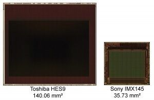 Toshiba HES9 grand capteur d'image