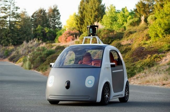 google auto prototype de voiture de conduite