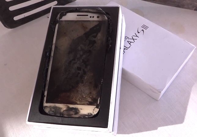 brûlé Galaxy S3