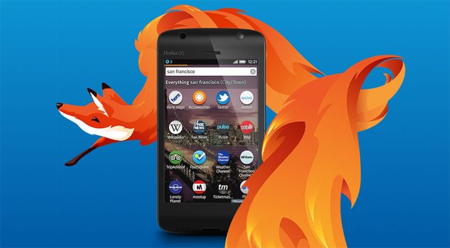 Firefox OS renard téléphone logo